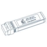 10G SFP+ SR optical transceiver line drawing — TenFourOptics