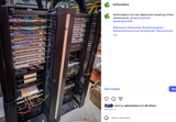 TenFour Optics transceivers deployed in a live production rack — real-world customer install (@allgreenlightsllc)
