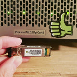 TenFour Optics SFP-10G-SR-TFO 10G SR optic in a live customer install — photo @mr.leamerz