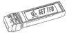 Delta SPBD-155E4J1RD Compatible OC-3 SFP  BX-U Tx: 1310nm / Rx: 1550nm  15km Transceiver Module