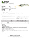 HP JC858A Compatible 40G QSFP+ SR4 850nm 100m/150m DOM Transceiver Module