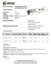 Calix 100-01956 Compatible 1000BASE SFP BX-U20 Tx: 1310nm / Rx: 1490nm 10km DOM Transceiver Module