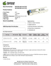 Alcatel 3HE05037AA Compatible 10G SFP+ BX-U10 Tx: 1270nm / Rx: 1330nm 10km DOM Transceiver Module