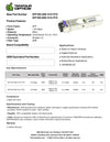 Adtran 1442180G2 Compatible 1000BASE SFP BX-U80 Tx: 1490nm / Rx: 1550nm 80km DOM Transceiver Module