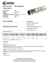 Foundry FN-TRAN-CW51-80 Compatible 1000BASE SFP CWDM 1510nm 80km DOM Transceiver Module