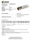 Calix 100-02144 Compatible 10G SFP+ DWDM 1560.61nm 80km DOM Transceiver Module