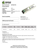 Alcatel 3FE25775AA Compatible 1000BASE SFP EX 1310nm 40km DOM Transceiver Module