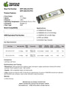 Cyan 280-0336-00 Compatible 10G SFP+ BX-U10 Tx: 1270nm / Rx: 1330nm 10km DOM Transceiver Module