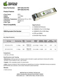 Cisco SFP-10G-BXU-C Compatible 10G SFP+ BX-U10 Tx: 1270nm / Rx: 1330nm 10km DOM Transceiver Module