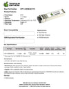 Calix 100-03931-80KM Compatible 10G SFP+ CWDM 1550nm 80km DOM Transceiver Module