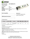 Arista SFP-10G-DZ-35.82 Compatible 10G SFP+ DWDM 1535.82nm 80km DOM Transceiver Module