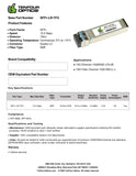 Allied Telesis / Allied Telesyn AT-SP10LR/I Compatible 10G SFP+ LR 1310nm 10km DOM Transceiver Module