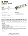 Alcatel 3FE62600DA Compatible 10G SFP+ LR 1310nm 10km DOM Transceiver Module