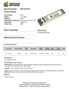 Calix 100-01970 Compatible 10G SFP+ ZR 1550nm 80km DOM Transceiver Module