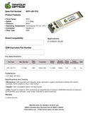 Cisco ONS-SC+-10G-ZR Compatible 10G SFP+ ZR 1550nm 80km DOM Transceiver Module