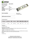 Juniper SFP-10GE-ZR Compatible 10G SFP+ ZR 1550nm 80km DOM Transceiver Module