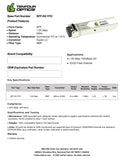 Allied Telesis / Allied Telesyn AT-SPSX/I Compatible 1000BASE SFP SX 850nm 550m DOM Transceiver Module