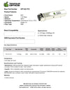 Adtran 1184561P3 Compatible 1000BASE SFP SX 850nm 550m DOM Transceiver Module