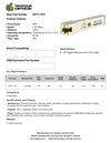 Cyan 280-0081-00 Compatible 1000BASE SFP T 100m DOM Transceiver Module