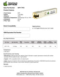 HP J8177B Compatible 1000BASE SFP T 100m DOM Transceiver Module