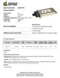 Cisco X2-10GB-SR Compatible 10G X2 SR 850nm 400m DOM Transceiver Module