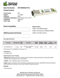 Cisco ONS-XC-10G-56.5 Compatible OC-192 / 10GBASE XFP DWDM 1556.55nm 80km DOM Transceiver Module