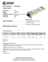 Cisco ONS-XC-10G-I2 Compatible OC-192 / 10GBASE XFP ER 1550nm 40km DOM Transceiver Module