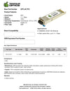 Calix 100-01509 Compatible 10G XFP LR 1310nm 10km DOM Transceiver Module