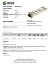 Alcatel 3HE01545AA Compatible 10G XFP ZR 1550nm 80km DOM Transceiver Module